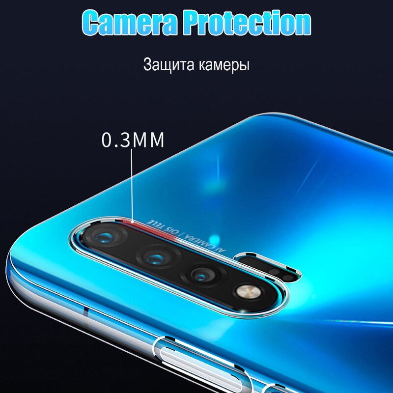 Deksel til Huawei P40 P30 P20 Lite Nova 8 7 Pro 6 5 5T Soft Back Cover Case For P Smart 2021 2020 2019