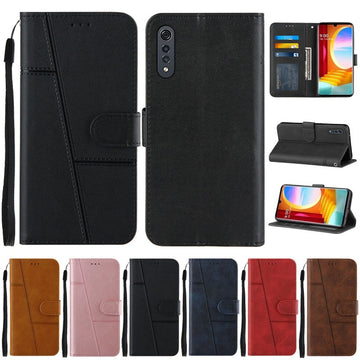 Deksel til LG Velvet Case Flip Wallet Book Cover For LG Velvet 5G Phone Case on for LG Velvet LM-G900N LM-G910 Protective Cases Coque