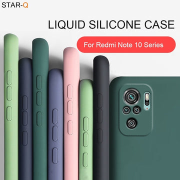 Deksel til Xiaomi Redmi Note 10 pro max 10s Original Camera Protective Soft Back Covers On Redmi Note10