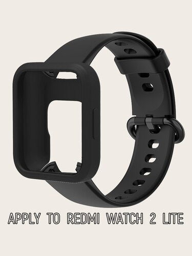 Deksel til Xiaomi Redmi Watch 2 / Mi Watch 2 Lite Smartwatch Strap Sport Bracelet Watch Band with beskyttelsesdeksel deksel