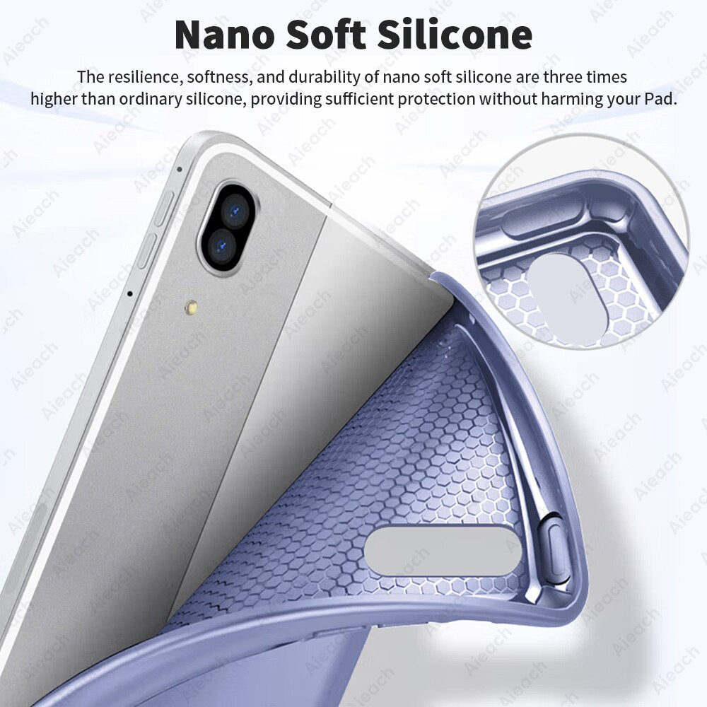 Deksel til Lenovo Tab P11 Pro P11 Plus P12 M10 3rd gen Case With Wake / Sleep Tri-Fold Stand For Xiaoxin Pad 2022