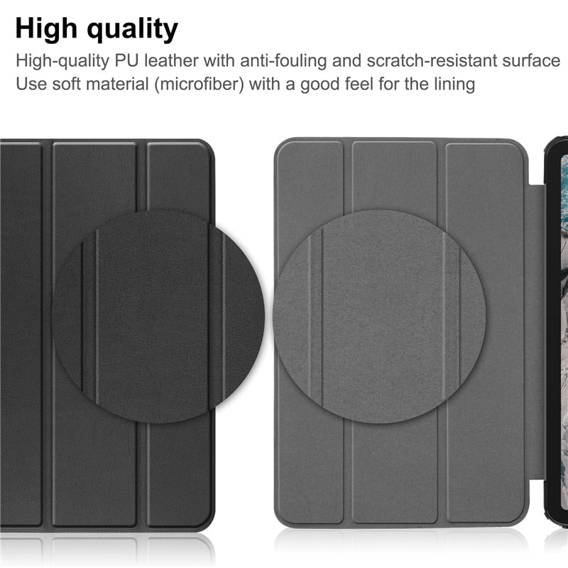 Deksel til TCL Tab 10s 9080G 10.1 inch 2021 Tablet Case Kids Magnetic Folding Smart Cover Funda for TCL 10 9081X 10.1inch Tablet Cover