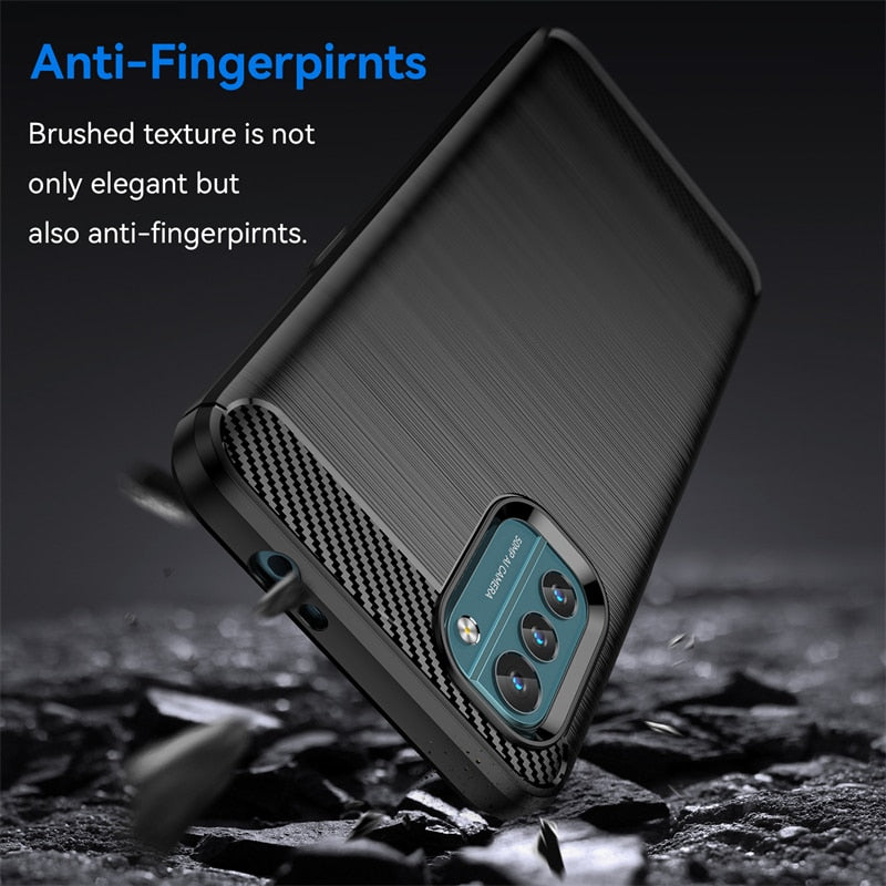 Deksel til Nokia G21 deksel For Nokia G21 G11 G20 G10 X100 C21 Plus støtsikkert karbonfiber-deksel For Nokia G21 deksel