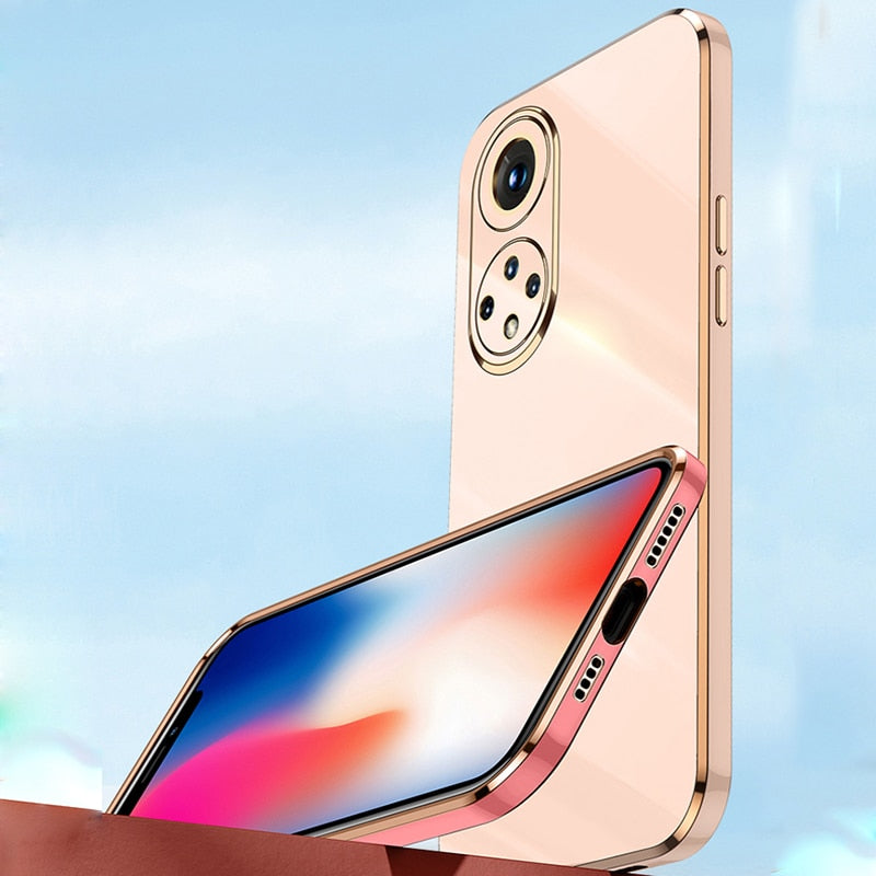 Deksel til Huawei Honor 50 20 Pro Nova 9 Square Frame Case