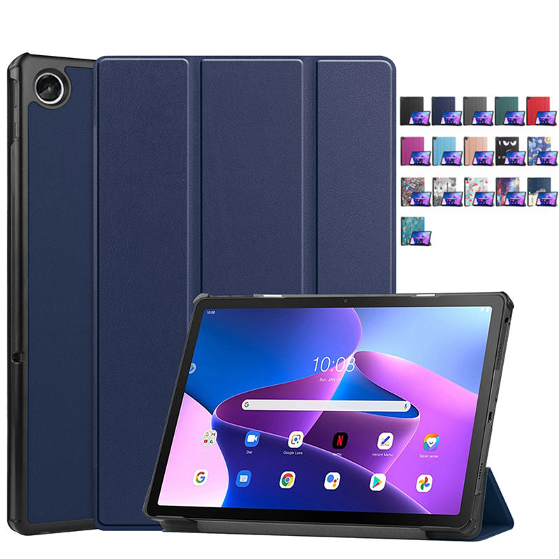 Deksel til Lenovo Xiaoxin Pad 2022 Tab M10 Plus 3rd Gen Case 10.6" TB128FU TB125FU Cover Funda Tablet Tri-Fold Magnetic Stand Capa
