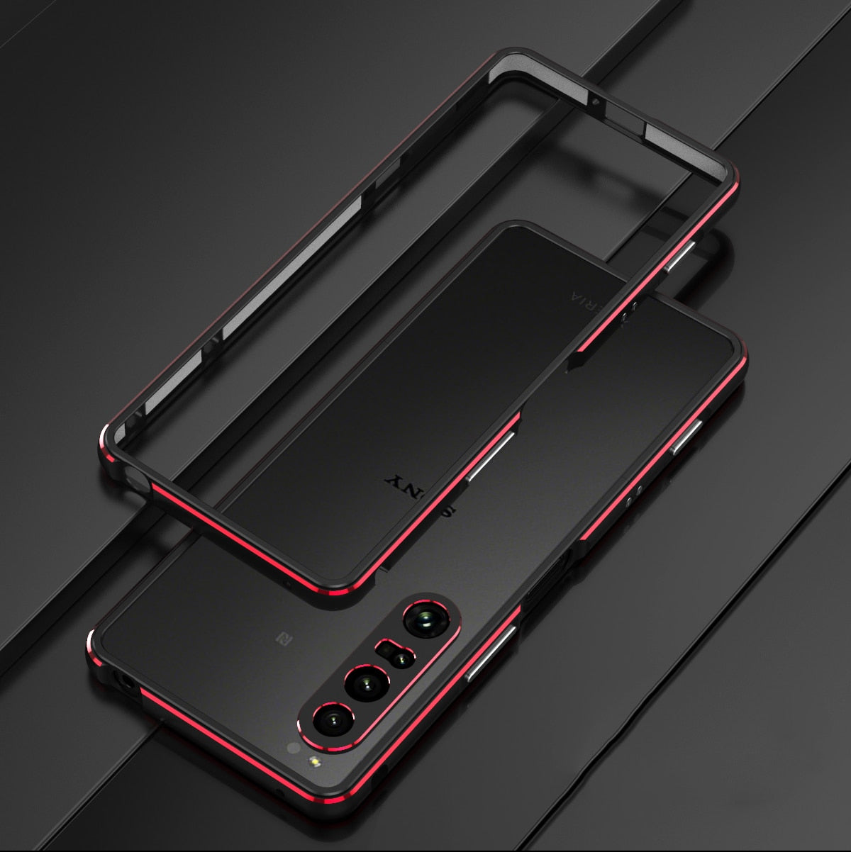 Deksel til Sony Xperia 1 IV 5 iii 10 iii XZ3 2 Metal Camera Protector Frame Phone Cover XA1 XA2 Shockproof Case