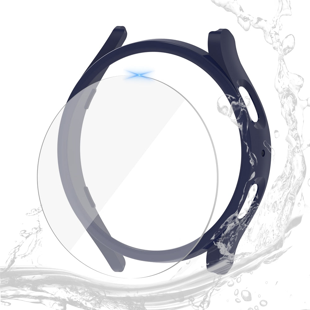 Deksel til Samsung Galaxy Watch 5/5 Pro Waterproof PC Galaxy Watch 5 40mm 44mm Watch 5 Pro 45mm +Skjermbeskytter