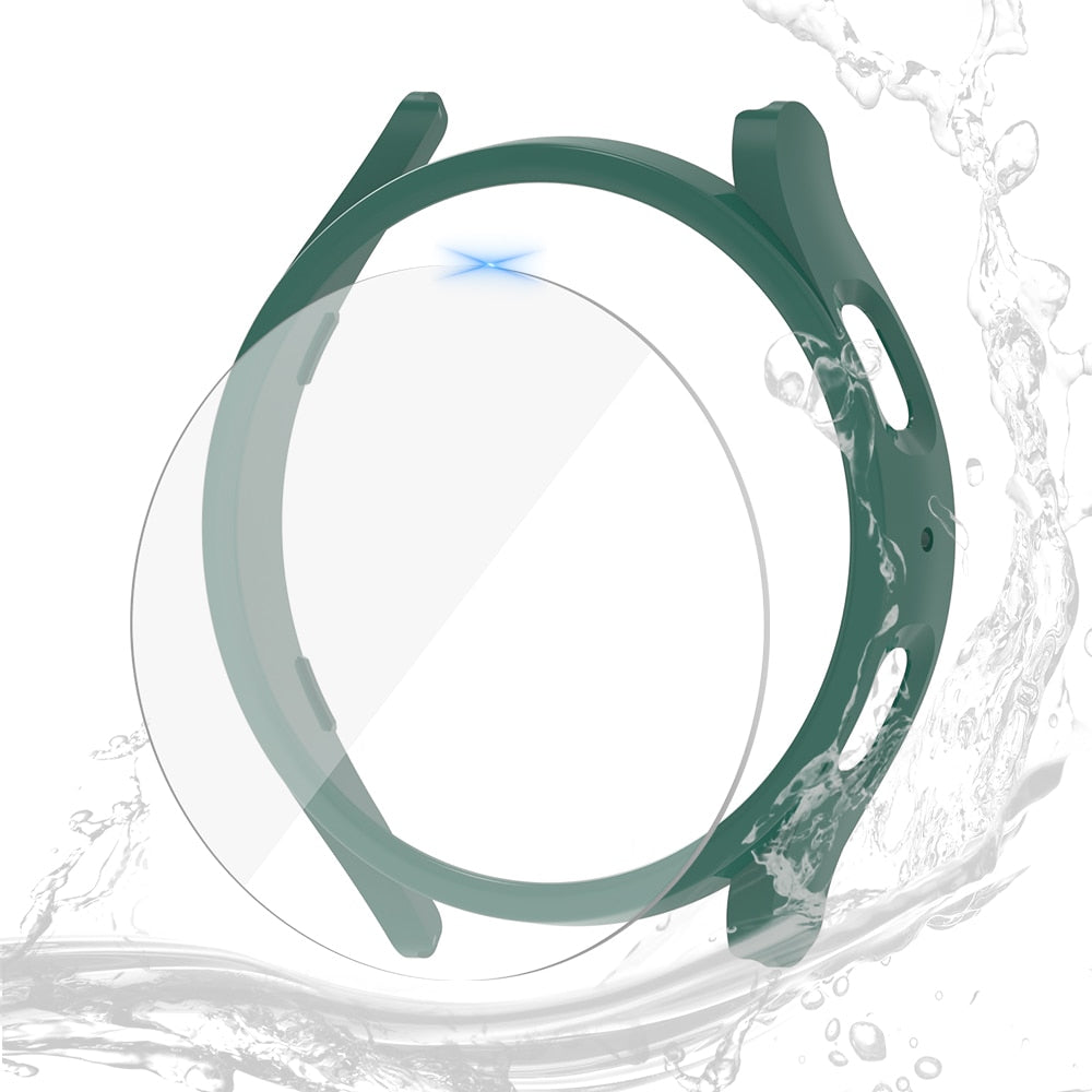 Deksel til Samsung Galaxy Watch 5/5 Pro Waterproof PC Galaxy Watch 5 40mm 44mm Watch 5 Pro 45mm +Skjermbeskytter