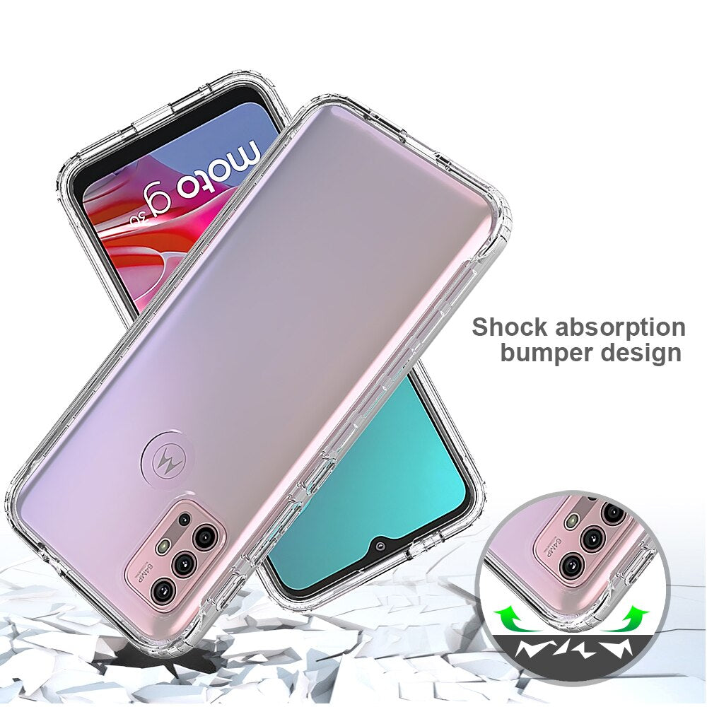 Deksel til Motorola Moto G30 G20 G10 G10 Power G60 G9 Power G9 Plus Full Protection Hard PC + Soft TPU Gradient Color Phone Cover