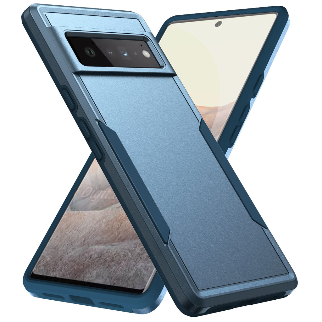 Deksel til Google Pixel 7 6 Pro 6A Soft TPU Hard Plastic Protective Back Cover Cqoue Fundas