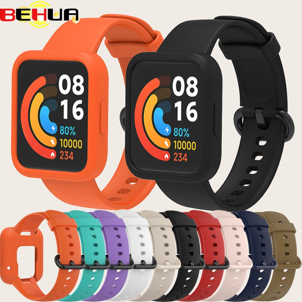 Deksel til Xiaomi Redmi Watch 2 Lite SmartWatch Wrist Band With deksel Silicone Bracelet