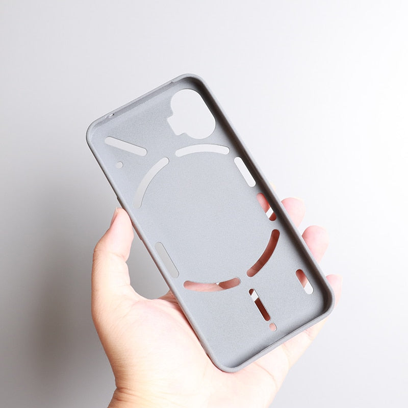 Deksel til Nothing Phone 1 Phone1 One A063 Case Hollow Out Sand Matte Soft Full Protect Anti-fall Anti-fingerprint Cover Shell Fundas