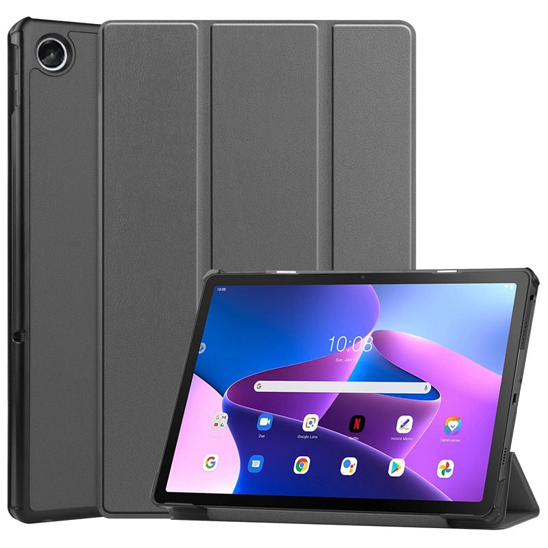 Deksel til Lenovo Xiaoxin Pad 2022 Tab M10 Plus 3rd Gen Case 10.6" TB128FU TB125FU Cover Funda Tablet Tri-Fold Magnetic Stand Capa