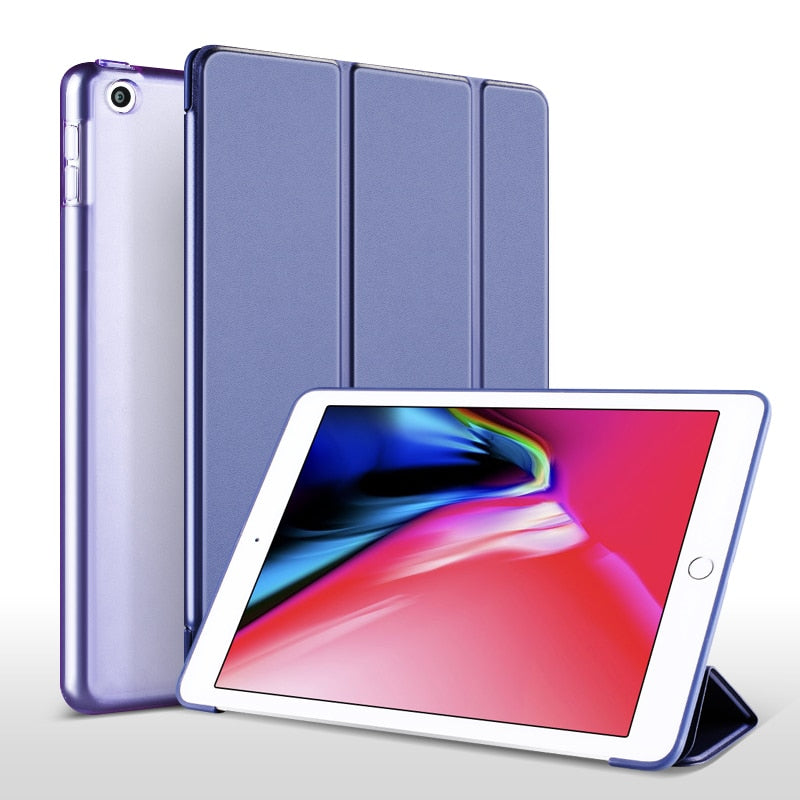 Deksel til iPad 9.7 5th 6th deksel for iPad Air 1 Air 2 PU deksel for Ipad Mini 1 2 3 7.9 4 5 Stand deksel for iPad Mini 6 8.3 2021