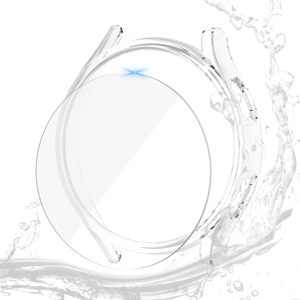 Deksel til Samsung Galaxy Watch 5/5 Pro Waterproof PC Galaxy Watch 5 40mm 44mm Watch 5 Pro 45mm +Skjermbeskytter