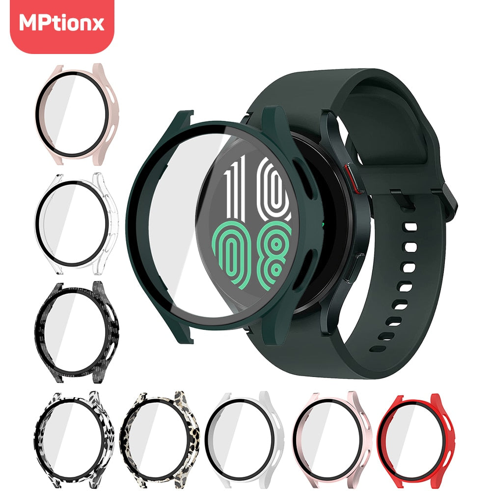 Deksel til Samsung Galaxy Watch 4 44mm 40mm,All Around Coverage beskyttende Bumpers 4