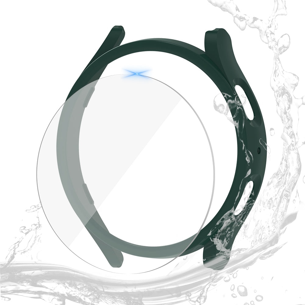 Deksel til Samsung Galaxy Watch 5/5 Pro Waterproof PC Galaxy Watch 5 40mm 44mm Watch 5 Pro 45mm +Skjermbeskytter