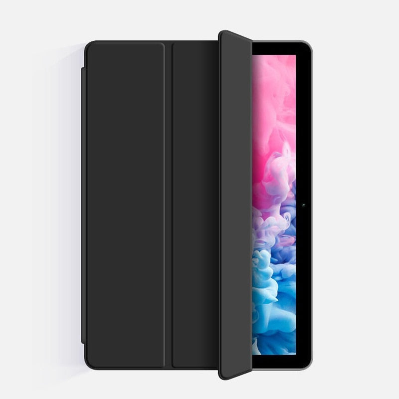Deksel til Samsung Galaxy Tab A8 10.5" SM-X200 X205 X207 Tab A7 10.4 smart-etui i skinn med stativ og dvalefunksjon