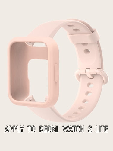 Deksel til Xiaomi Redmi Watch 2 / Mi Watch 2 Lite Smartwatch Strap Sport Bracelet Watch Band with beskyttelsesdeksel deksel