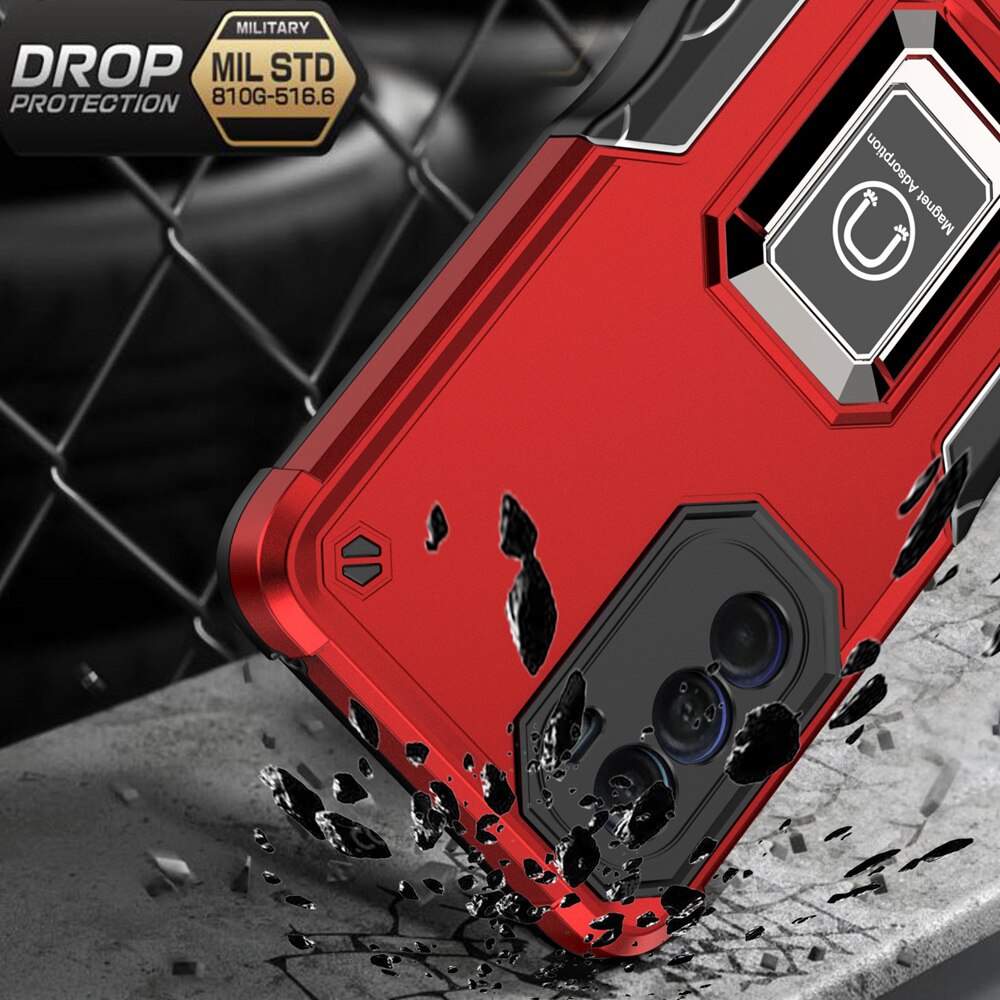 Deksel til Motorola MOTO G52 5G G71 G51 G41 G31 G50 G60 S Ring Stand Phone Back Cover for MOTO G 5G 2022
