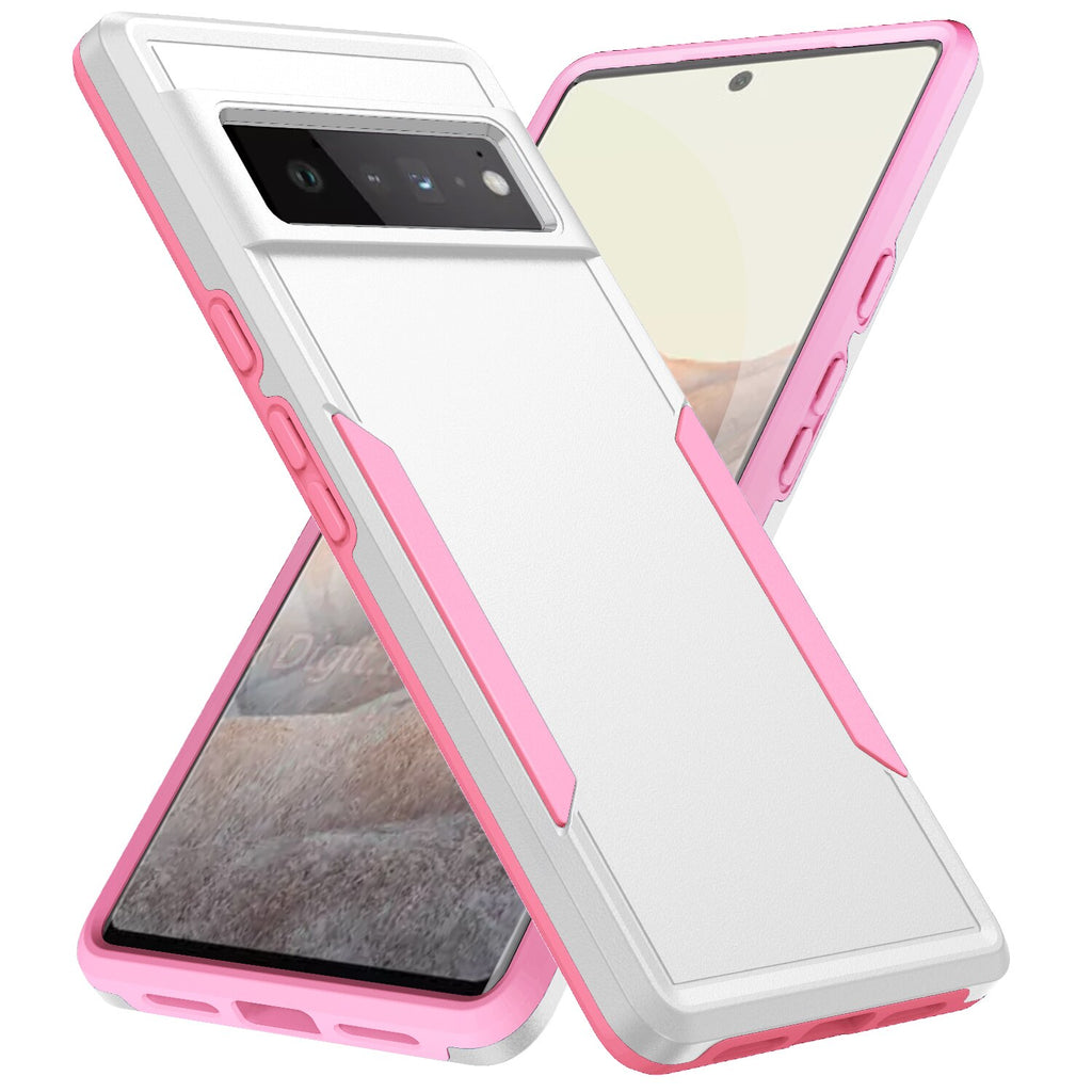 Deksel til Google Pixel 7 6 Pro 6A Soft TPU Hard Plastic Protective Back Cover Cqoue Fundas