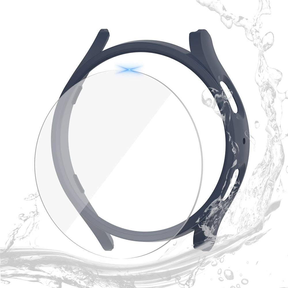 Deksel til Samsung Galaxy Watch 5/5 Pro Waterproof PC Galaxy Watch 5 40mm 44mm Watch 5 Pro 45mm +Skjermbeskytter