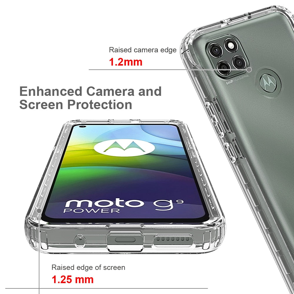 Deksel til Motorola G9 Power G9 Plus G9 Play Moto G20 G30 G50 5G G60 G60S Full Protection Phone Cover