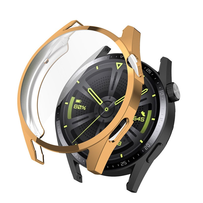 Deksel til Huawei Watch GT3 46mm Band Watch GT3 42Mm Soft All-Around Soft Screen Protector Cover Bumper Cases for Huawei GT 3
