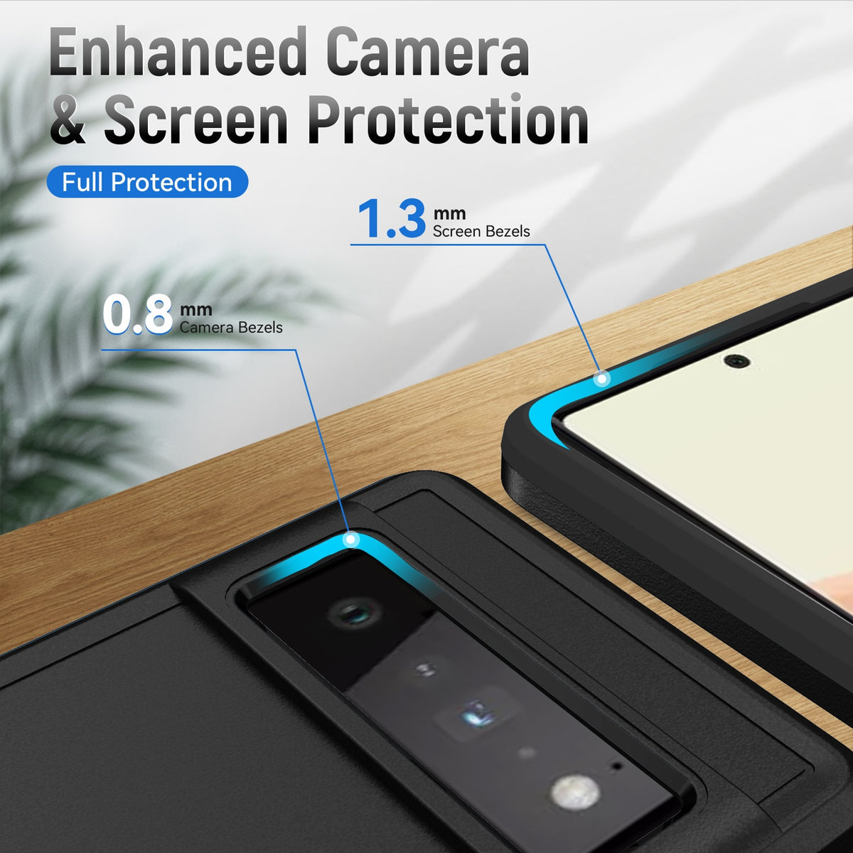 Deksel til Google Pixel 7 6 Pro 6A Soft TPU Hard Plastic Protective Back Cover Cqoue Fundas