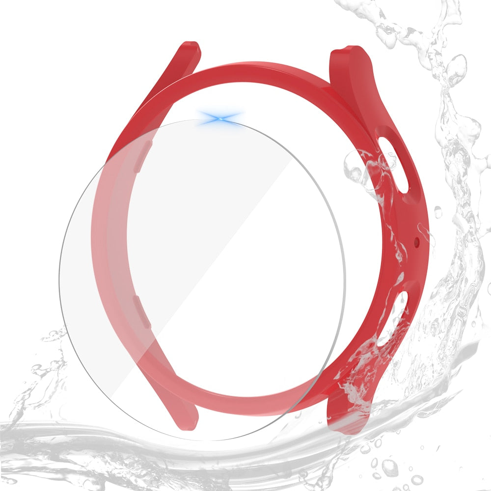 Deksel til Samsung Galaxy Watch 5/5 Pro Waterproof PC Galaxy Watch 5 40mm 44mm Watch 5 Pro 45mm +Skjermbeskytter