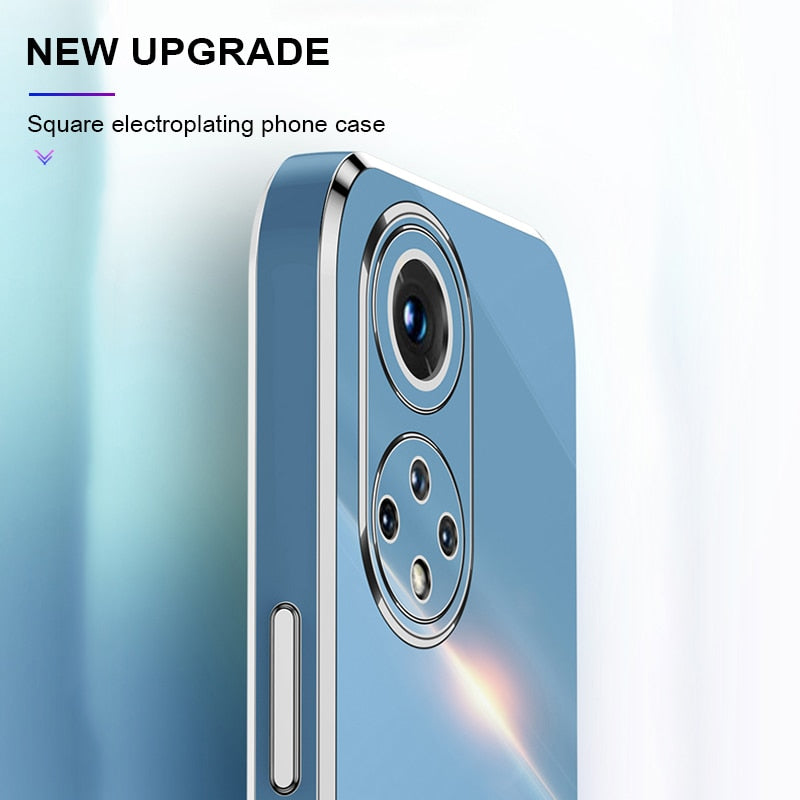 Deksel til Huawei Honor 50 20 Pro Nova 9 Square Frame Case