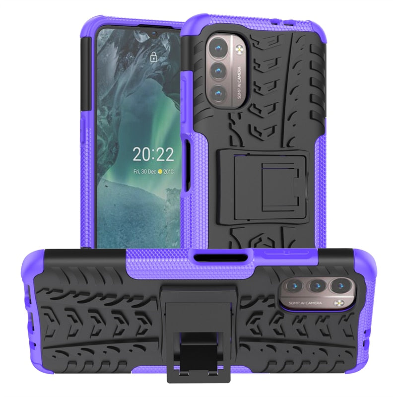 Deksel til Nokia G21 deksel dobbeltlags støtsikkert panserdeksel For Nokia G21 G11 2.2 2.4 3.4 5.4 deksel For Nokia G21 deksel