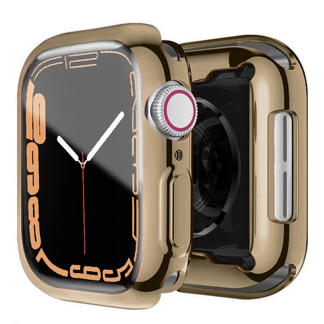 Deksel til Apple Watch Series 3-7 & SE (38-45mm) - Heldekkende mykt TPU-deksel