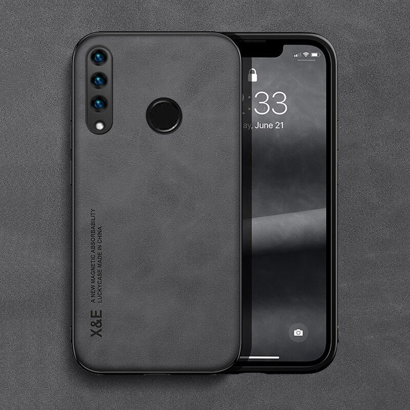 Deksel til Huawei P30 P40 P20 Pro Lite P30Pro P30Lite P20Pro Full Protective Matte Covers With Metal Plate
