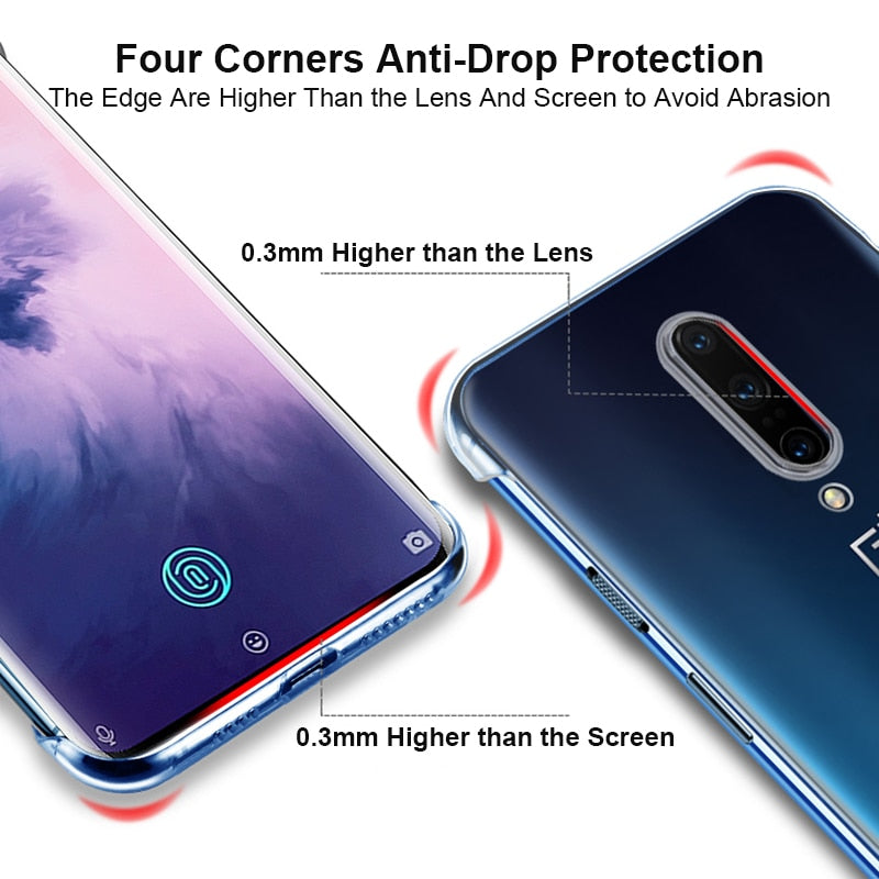 Deksel til OnePlus 10 9 8 7T 7 ACE Pro Cover For OnePlus 9R 8T 9RT 5G Ultra Thin Plastic Hard Case