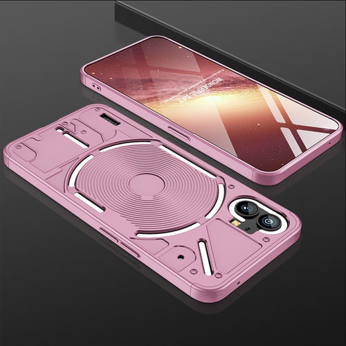 Deksel til Nothing Phone1 360 Degree Full Protection Hard Matte Shockproof Lens Protection Case for Nothing Phone 1