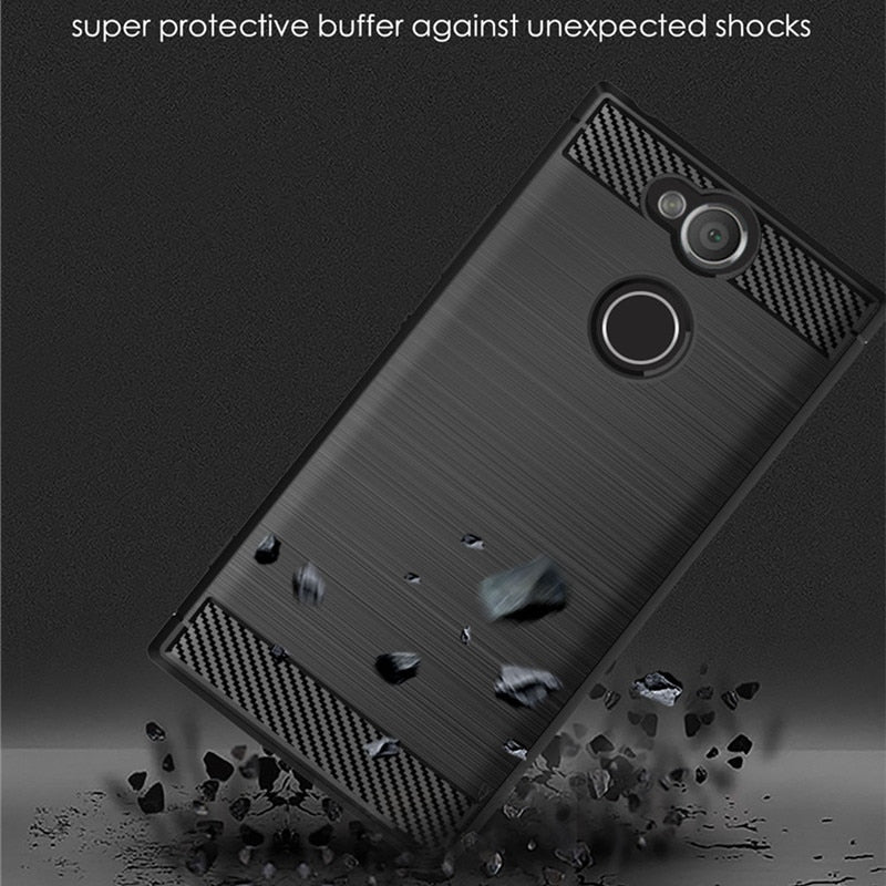 Deksel til Sony Xperia XA2 Full Protective Soft Phone Cover for Sony Xperia XA2 Plus Shockproof Silicone Case
