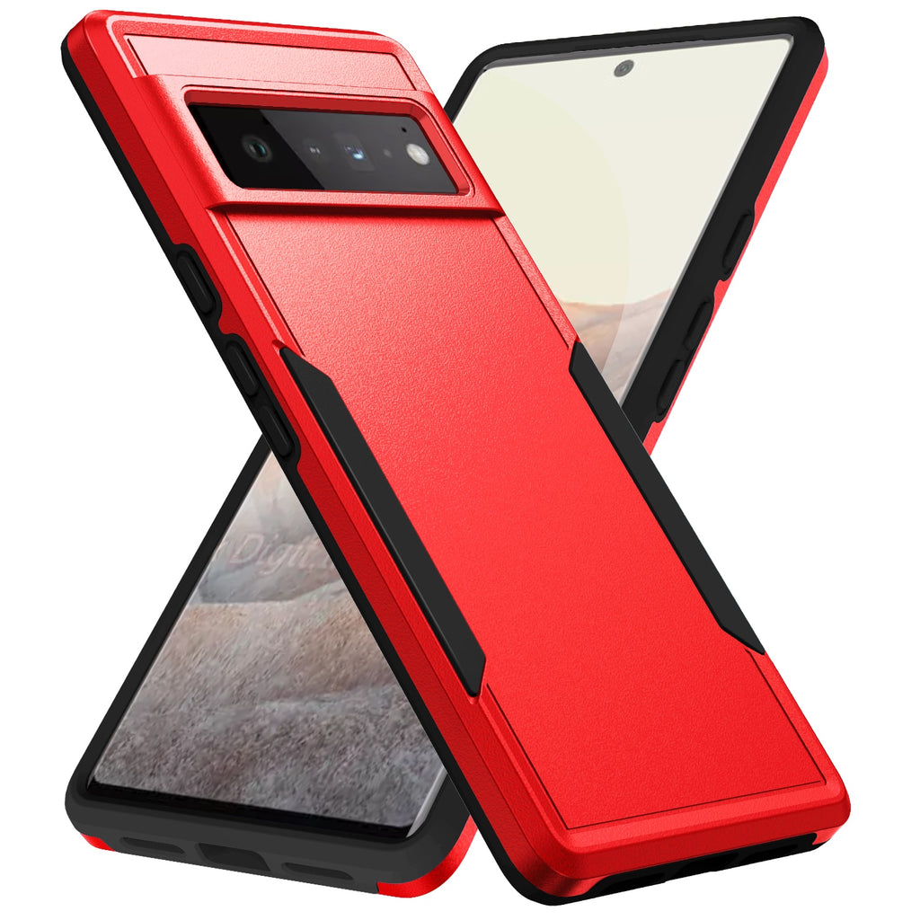 Deksel til Google Pixel 7 6 Pro 6A Soft TPU Hard Plastic Protective Back Cover Cqoue Fundas