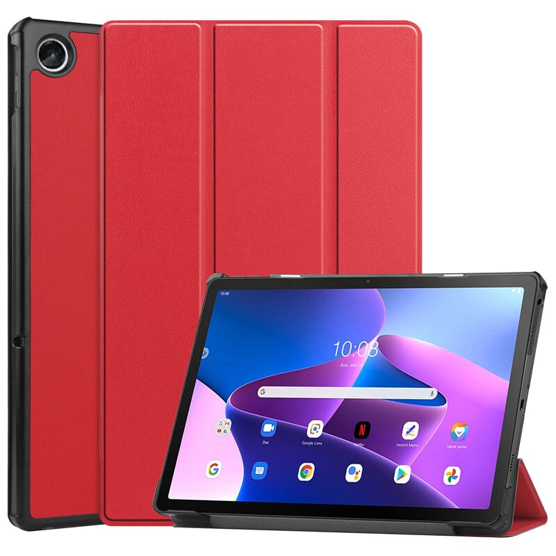 Deksel til Lenovo Xiaoxin Pad 2022 Tab M10 Plus 3rd Gen Case 10.6" TB128FU TB125FU Cover Funda Tablet Tri-Fold Magnetic Stand Capa