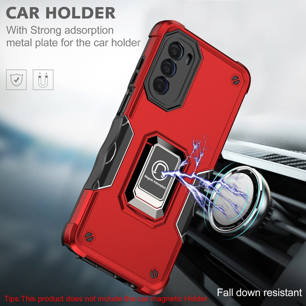 Deksel til Motorola MOTO G52 5G G71 G51 G41 G31 G50 G60 S Ring Stand Phone Back Cover for MOTO G 5G 2022