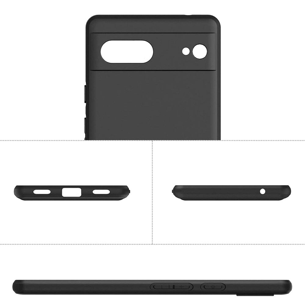Deksel til Google Pixel 7 Pro Case Matte Soft Silicone Back Cover For Google Pixel7 Pro Google7 Pro 5G 6A 6 Pro Pixel6A Phone Case