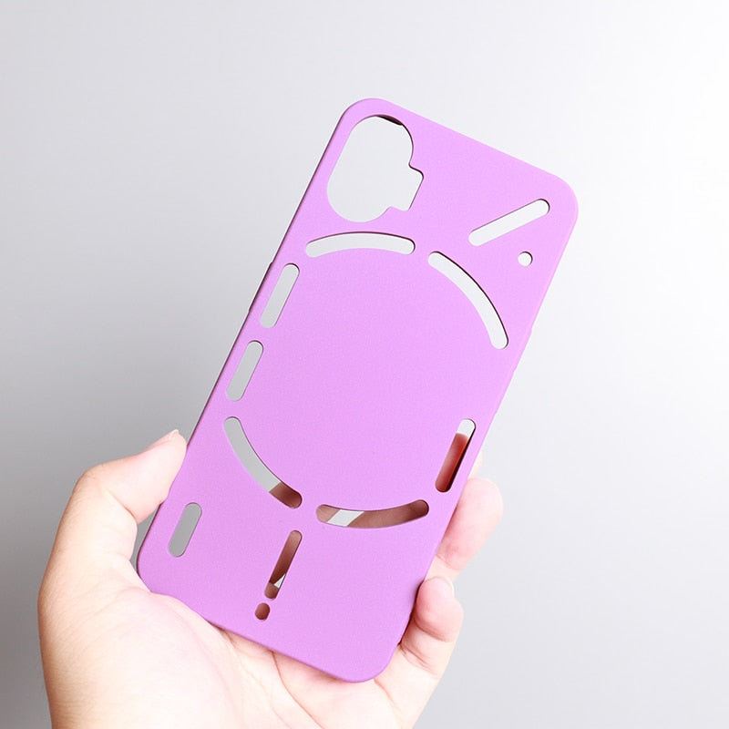 Deksel til Nothing Phone 1 Phone1 One A063 Case Hollow Out Sand Matte Soft Full Protect Anti-fall Anti-fingerprint Cover Shell Fundas