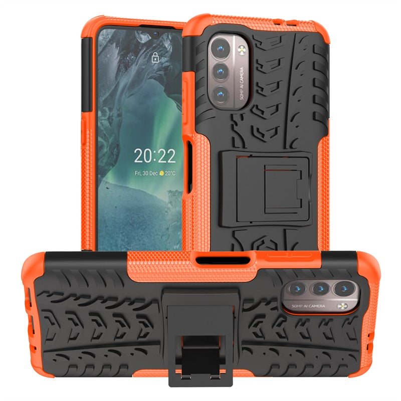 Deksel til Nokia G21 deksel dobbeltlags støtsikkert panserdeksel For Nokia G21 G11 2.2 2.4 3.4 5.4 deksel For Nokia G21 deksel
