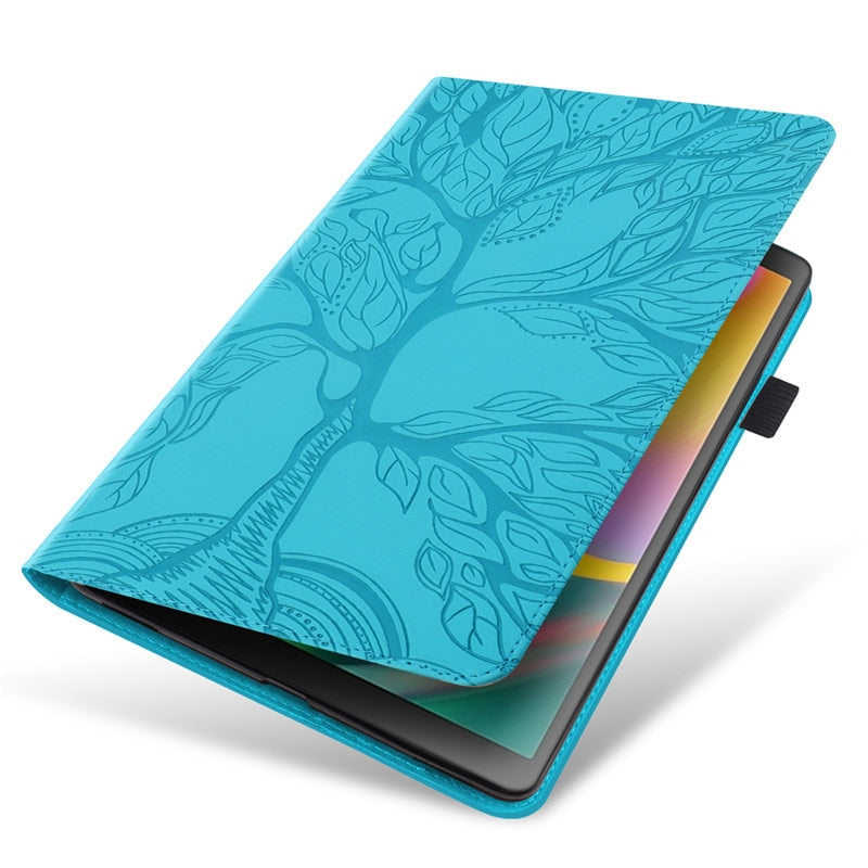 Deksel til Huawei MatePad Mate Pad T10 T10s 3D Tree Embossed PU Leather for Funda Huawei MatePad T10 T10s T 10s Cover Case