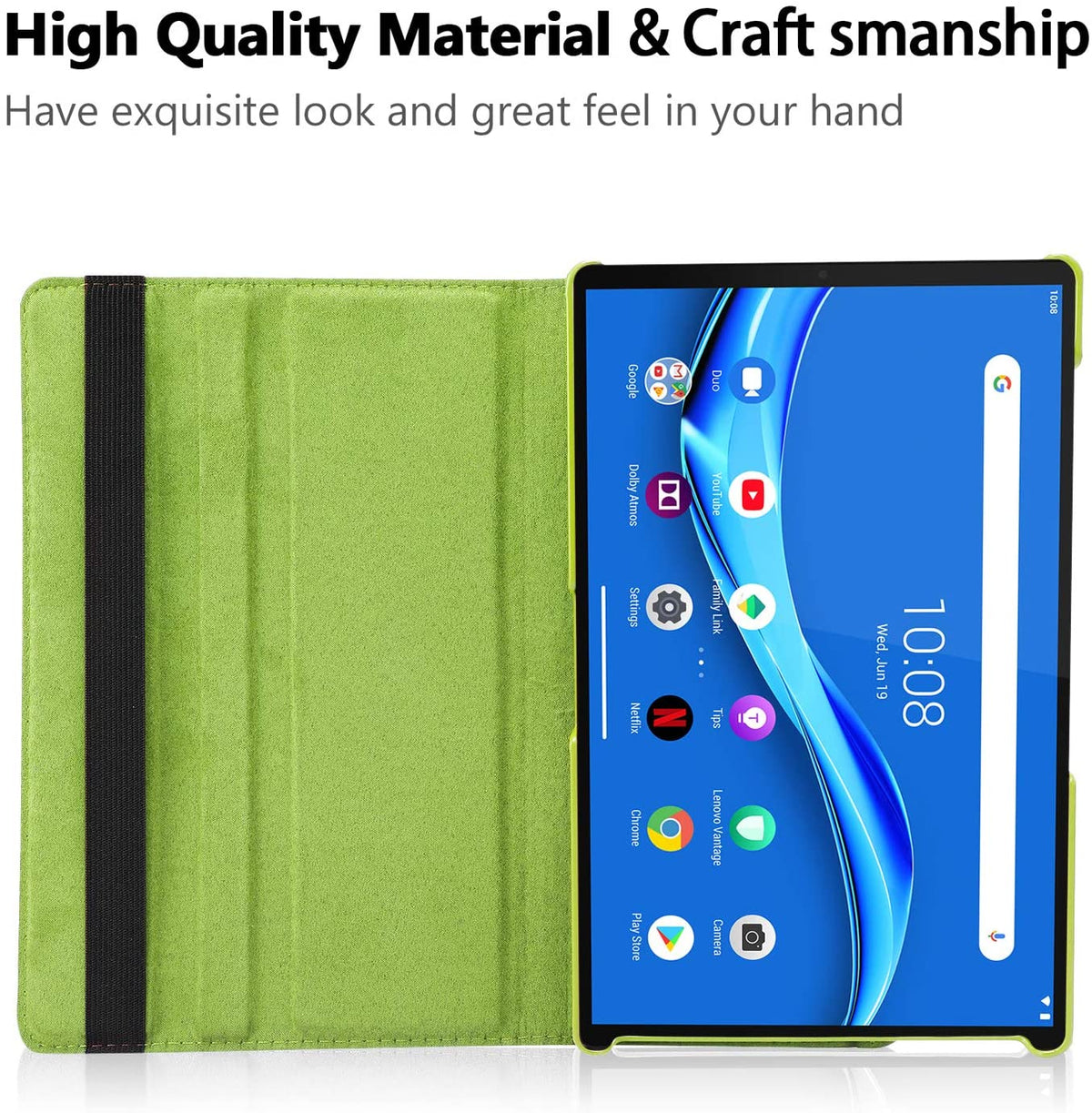 Deksel til Lenovo Tab M10 FHD Plus 10.3'' Tablet 360 Rotating Case M10 Plus 3rd Gen 10.6'' 2022 Y700 8.8'' Funda TB-X606F TB-X606X