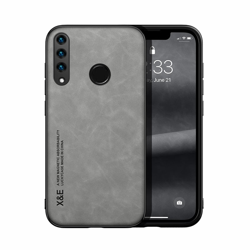 Deksel til Huawei P30 P40 P20 Pro Lite P30Pro P30Lite P20Pro Full Protective Matte Covers With Metal Plate