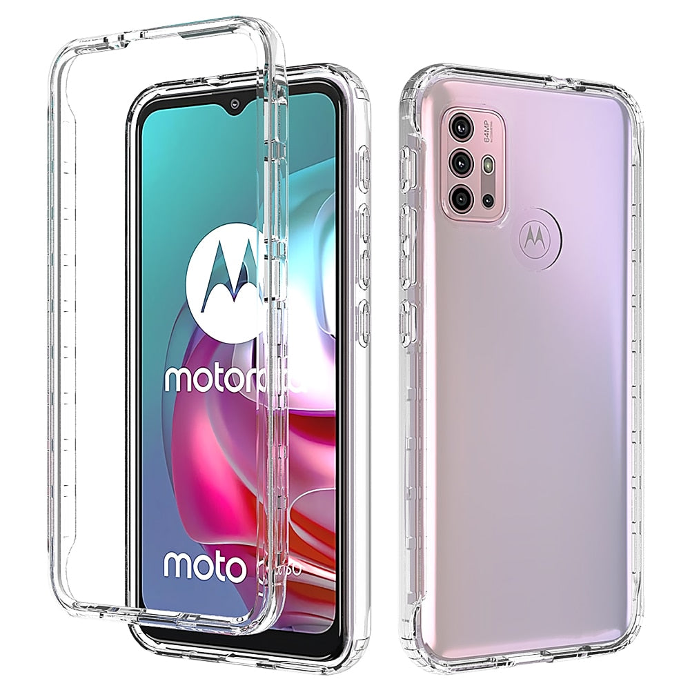 Deksel til Motorola Moto G30 G20 G10 G10 Power G60 G9 Power G9 Plus Full Protection Hard PC + Soft TPU Gradient Color Phone Cover