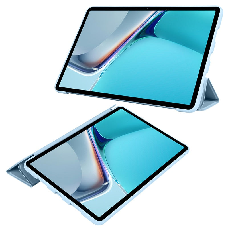 Deksel til Huawei MatePad Mate Pad 10.4 10 4 11 2022 Case Folding Stand Soft TPU Back for Funda Huawei MatePad T10s 10.1 Tablet Cover