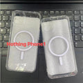 Deksel til Nothing Phone 1 Wireless Charging Magsafing Cover For Nothing Phone One 5G Clear Transparent Cover