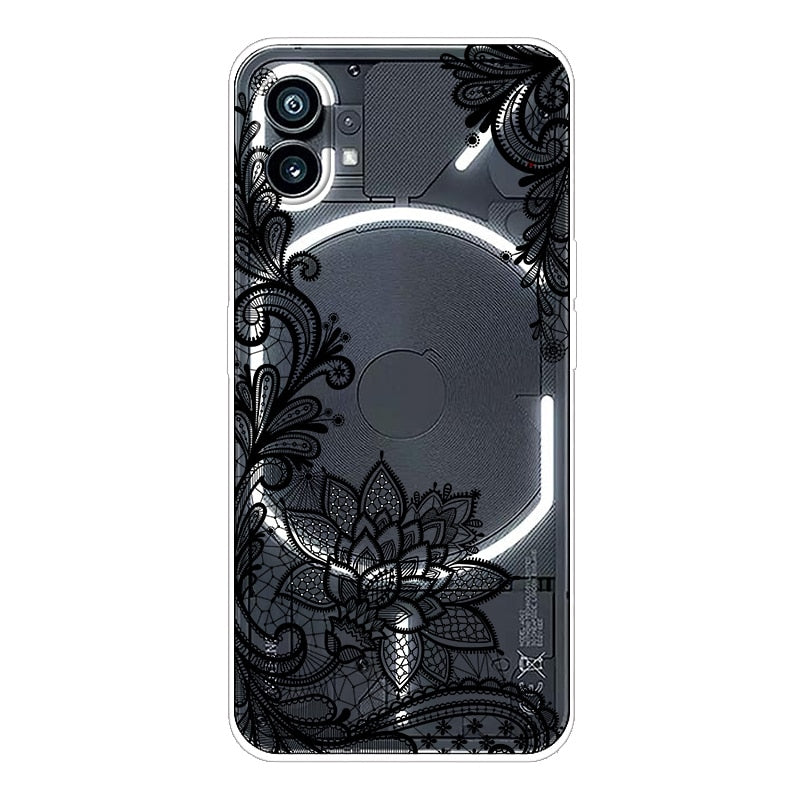 Deksel til Nothing Phone One / Nothing Phone 1 Case TPU Silicone Soft Clear Case for Nothing Phone 1 Cover Phone1 6.55 inch Transparent
